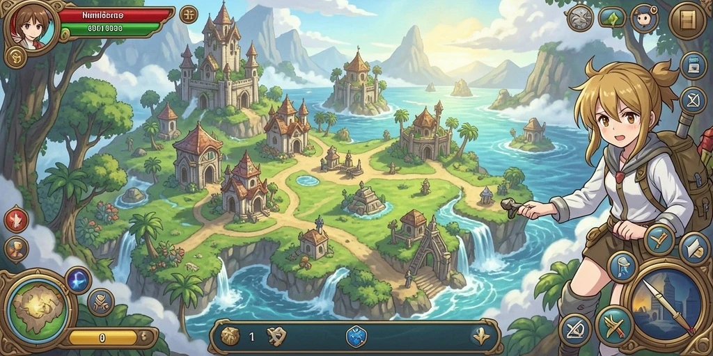 Screenshot 3 memperlihatkan fitur kustomisasi karakter yang menarik.
