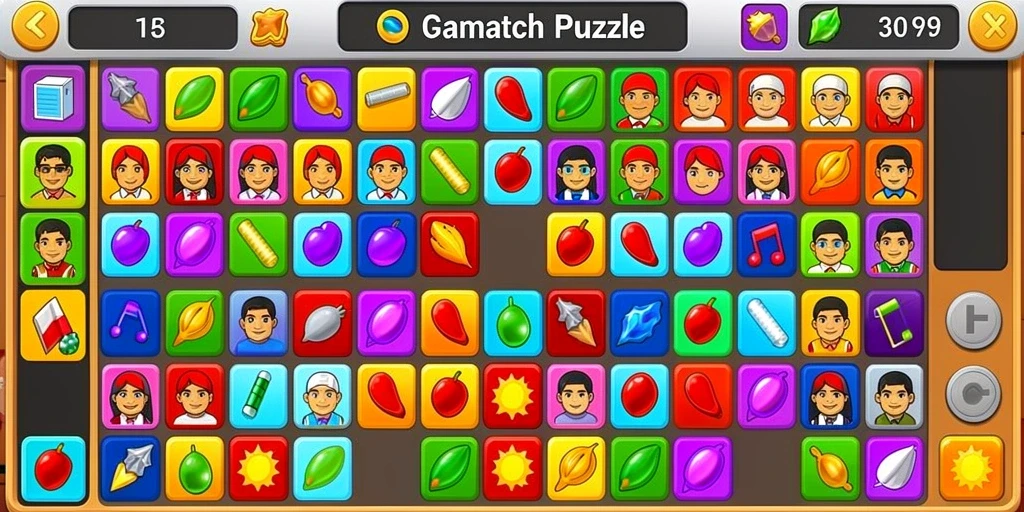 Screenshot ketiga memperlihatkan sistem penghargaan yang menarik.