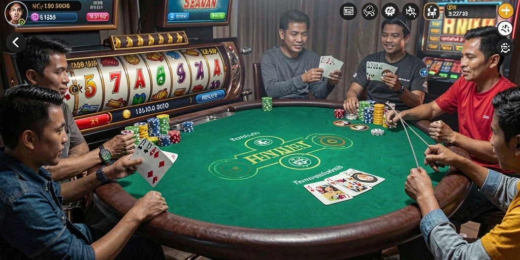 Fitur multiplayer yang memungkinkan bermain bersama teman.