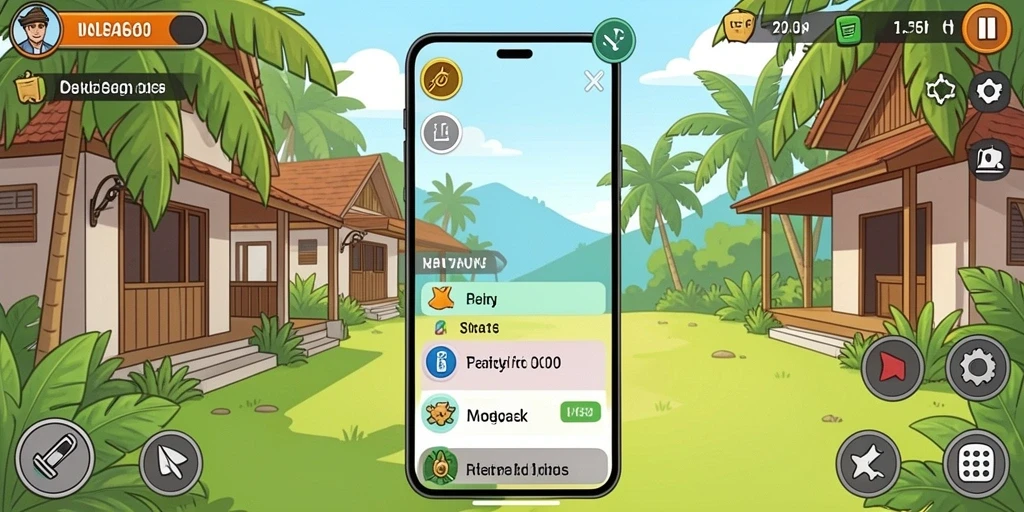 Momen seru saat bermain dengan teman secara online.