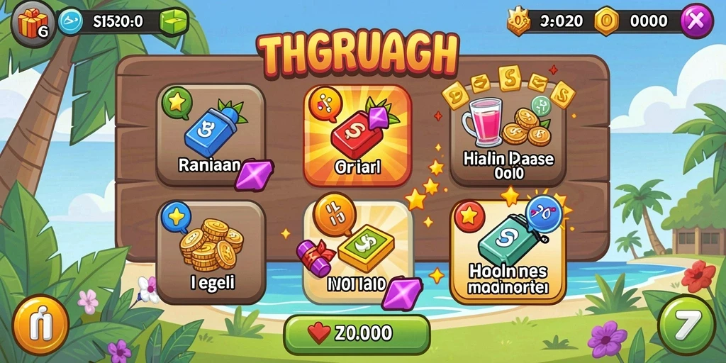 Pemandangan yang mengesankan dalam setiap level.