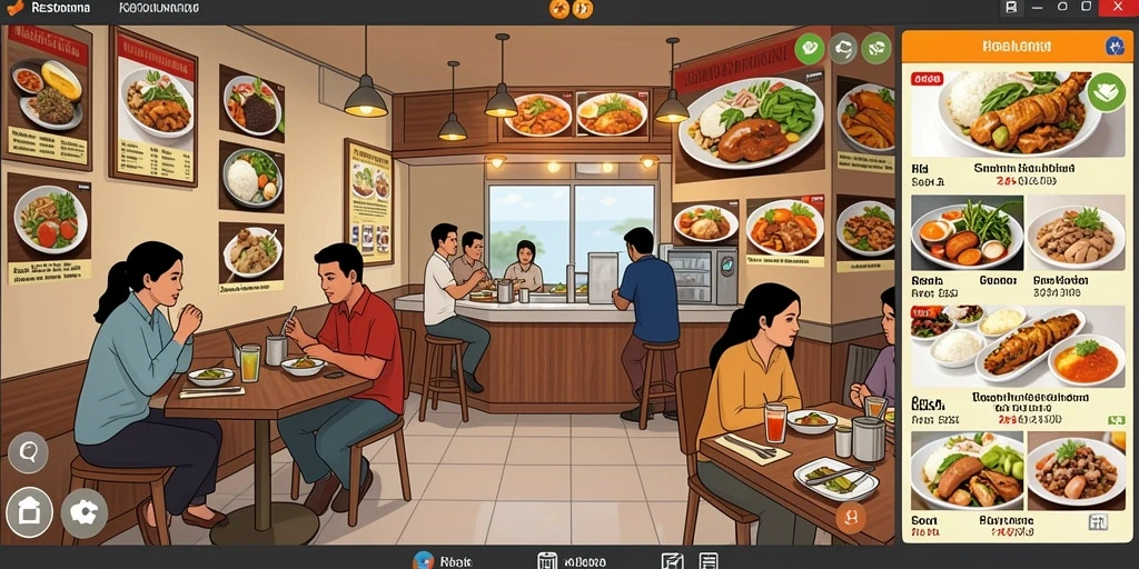 Momen seru saat berinteraksi dengan karakter lain.